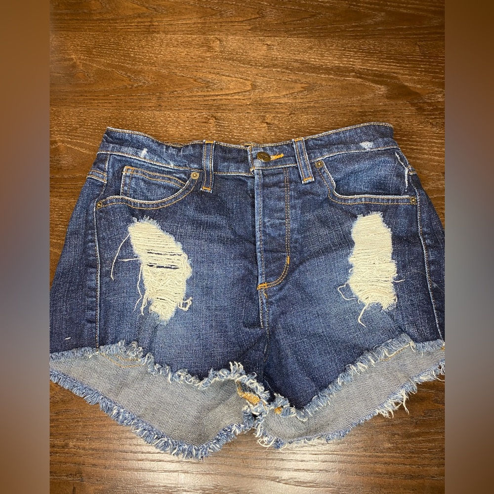 VINTAGE 90s guess jean shorts never worn!!